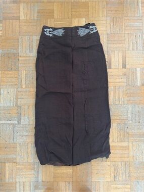 Western wrap style skirt